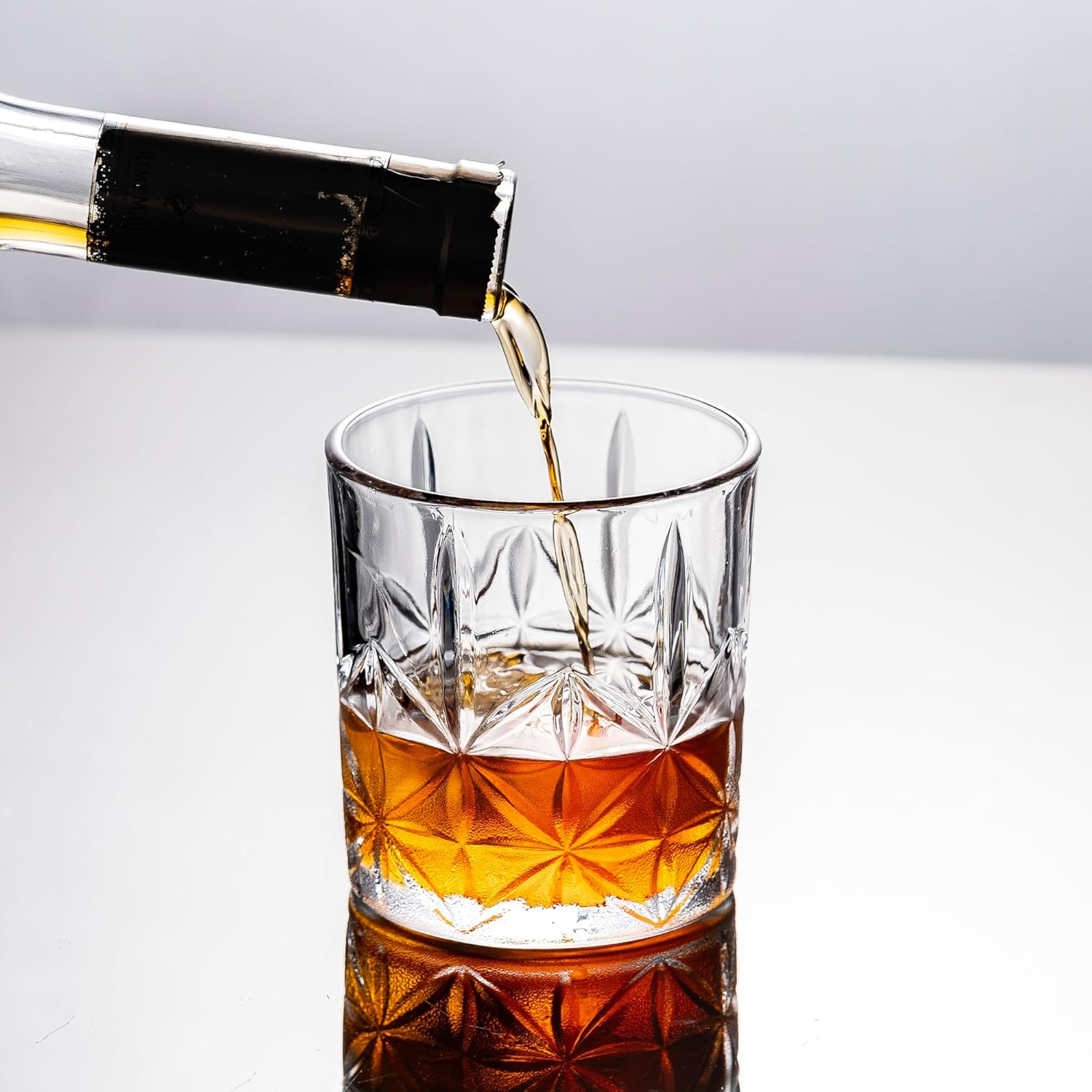 Old Fashioned Whiskey Glasses Set - 10 Ounce Rocks Barware For Scotch, Bourbon, Liquor and Cocktail Drinks - Set of 2 - Men Gift (Y2035-2) - Image 8