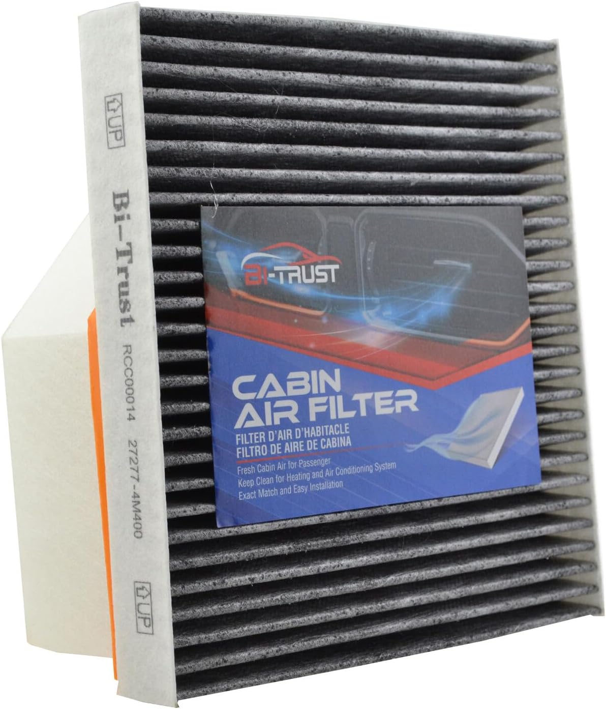 Engine Air Filter & Cabin Air Filter Combo for Mitsubishi Outlander 2022-2024 L4 2.5L – Synthetic Engine Air Filter, Carbon Fiber Cabin Air Filter, OEM Replacement BI-TRUST TZRC00034