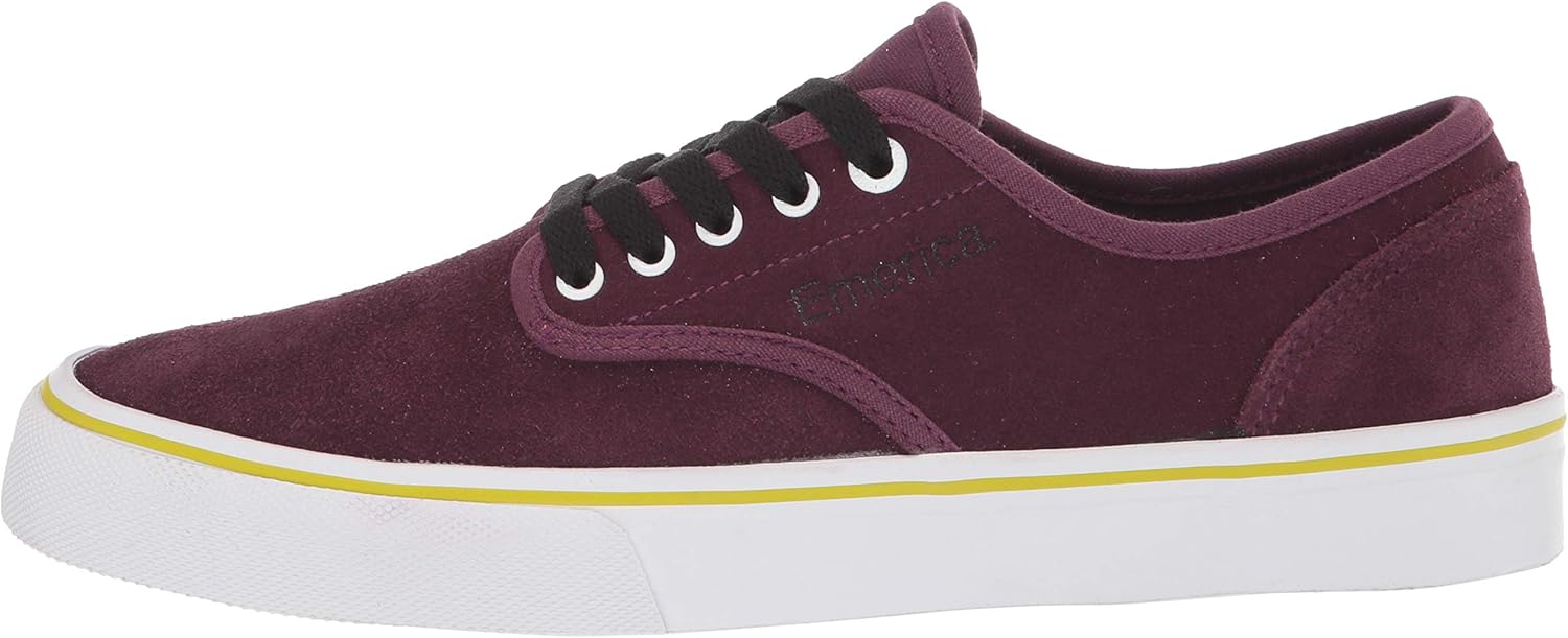 Emerica Men's Wino Standard Skate Shoe 5.5 Deep Purple