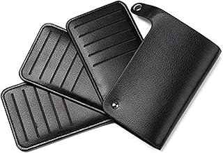 Gubintu Black Leather For Unisex - Card & ID Cases