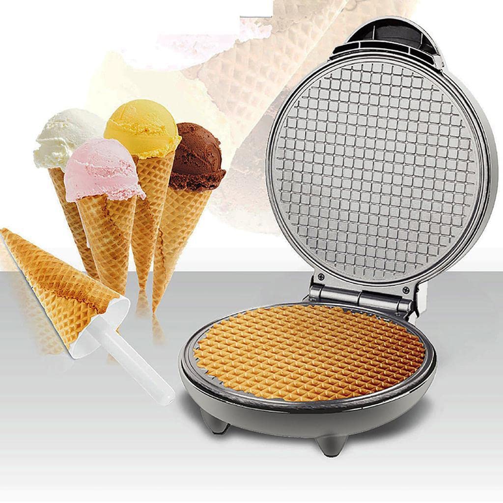 LICHTS Breakfast Machine Ice Cream Cone Maker Nonstick Coating Baking for Kitchen-image-28