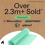 GORILLA GRIP Patented Bath Mat for Bathtub and Shower, 89x41cm, Machine Washable Mats with Drain Holes and Suction Cups to Keep Tub Floor Clean, Soft on Feet, Quick Dry, Bathroom Accessories Green