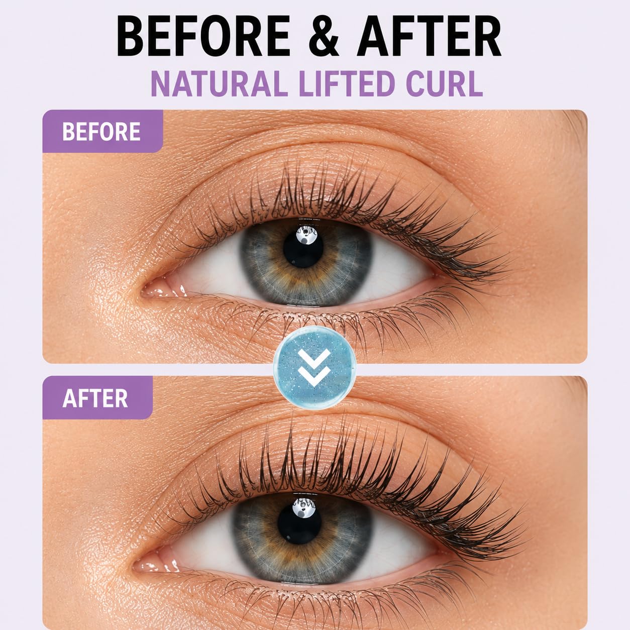 Korean Lash Lift Rods and Shields, 10 Silicone Lash Pads, 5 Sizes(Coral Crest) | Reusable lash lift tools with 10 shields ,soft eye pads for lash extensions, salon professionals and DIY users.