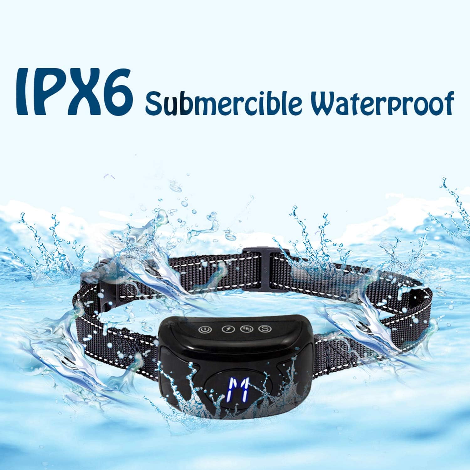 Bark Collar for Small Large Dogs [New Model] Rainproof Micro Chipped Dogs Puppies