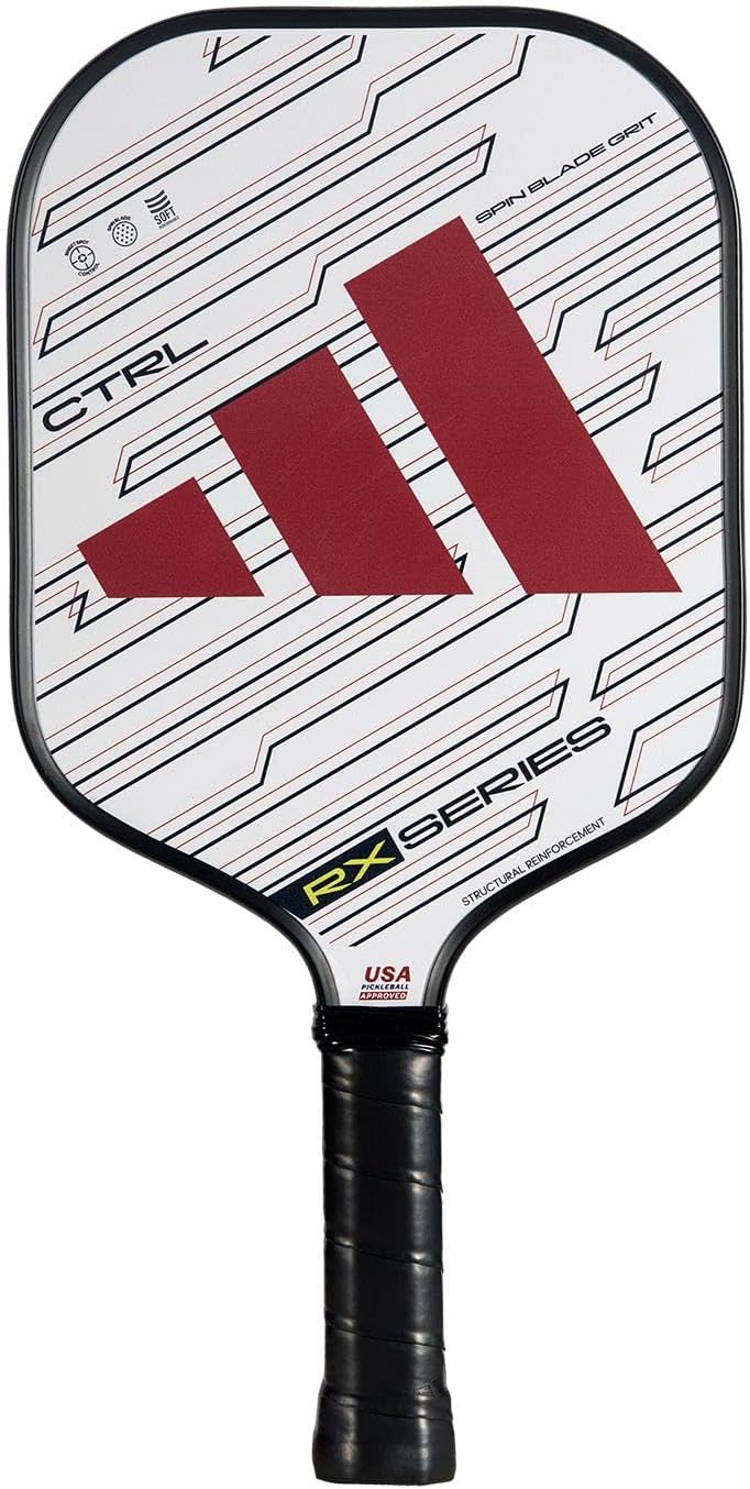 RX Pickleball Paddle -Fiberglass Surface-Classic Multilayer Construction-HD Polypropylene Honeycomb Core-Features Spinblade Grit-Designed for Intermediate to Advanced Players-USAPA Approved
