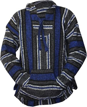 Amazon.com: Sudadera con capucha mexicana Baja Jerga Charcoal Blue Unisex :  Ropa, Zapatos y Joyería