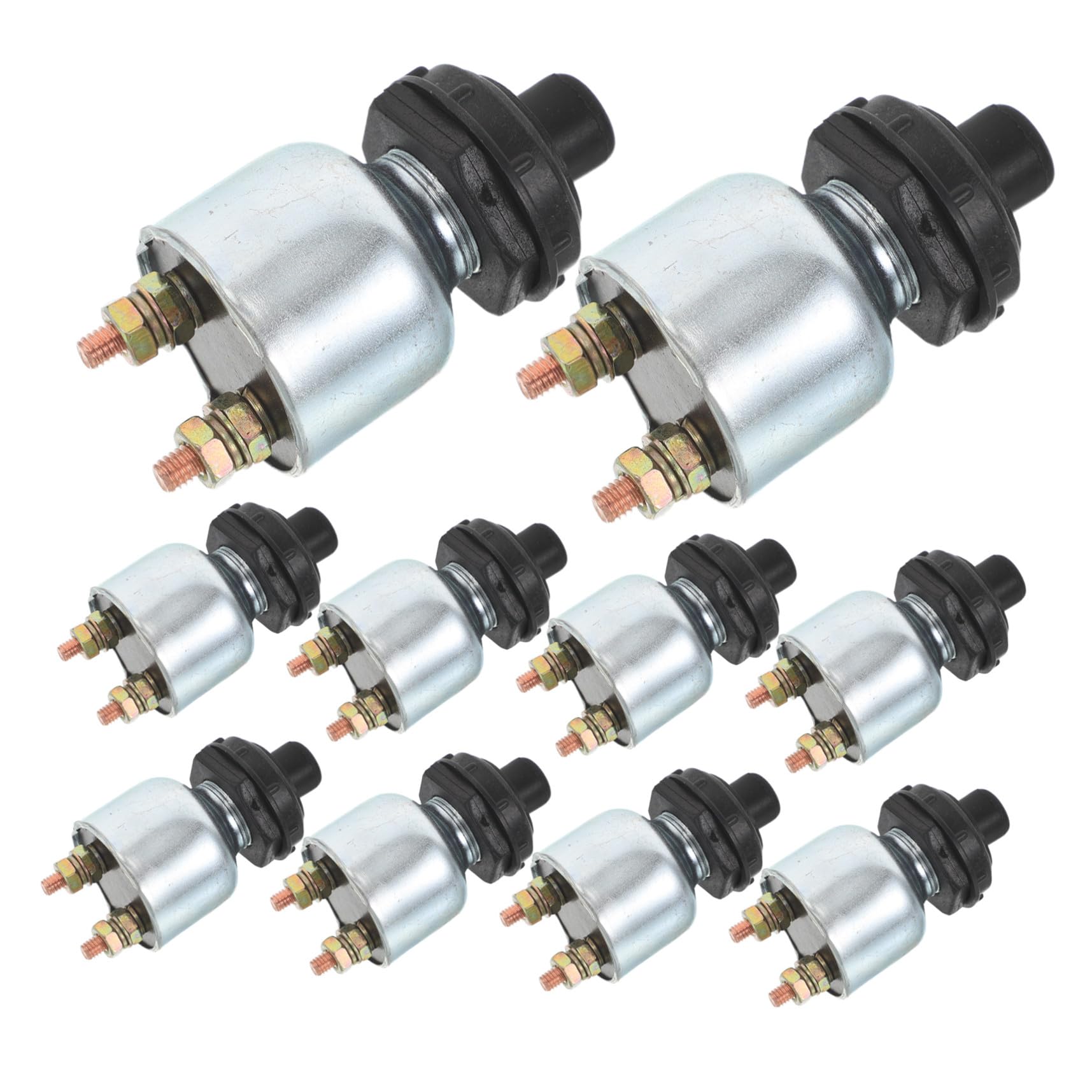 Kit de botón de arranque de 10 piezas interruptor de encendido universal para tractor y camión 8