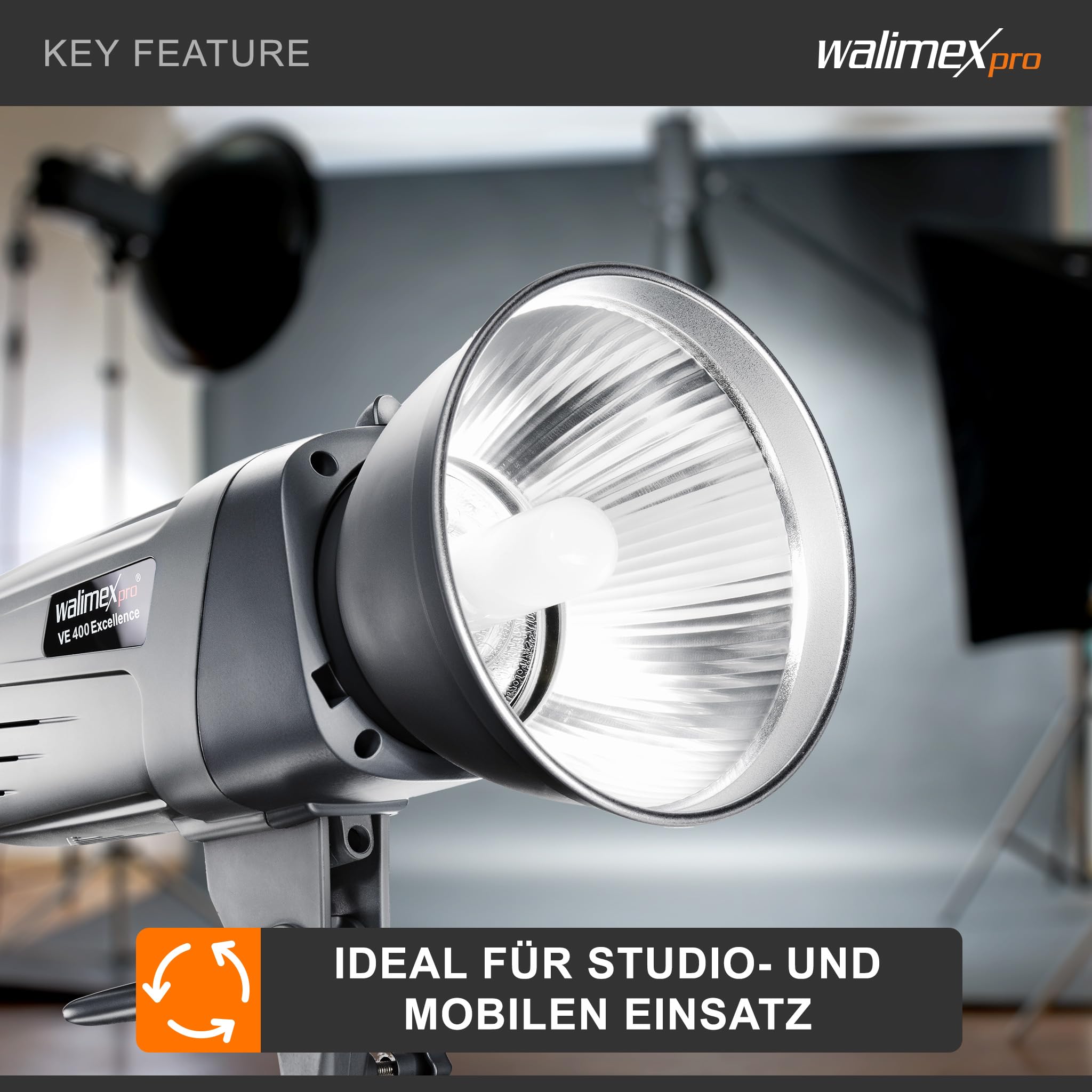 Walimex Pro Tubo Flash VC/VE-400/600 Tipo 2
