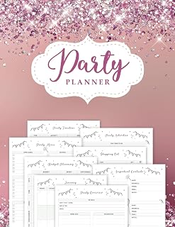 Pita Pat Press Party Planner Notebook: Event Organizer with Calendar, To-Do Lists, Budget Tracker, Guest List & More - 108 Pages