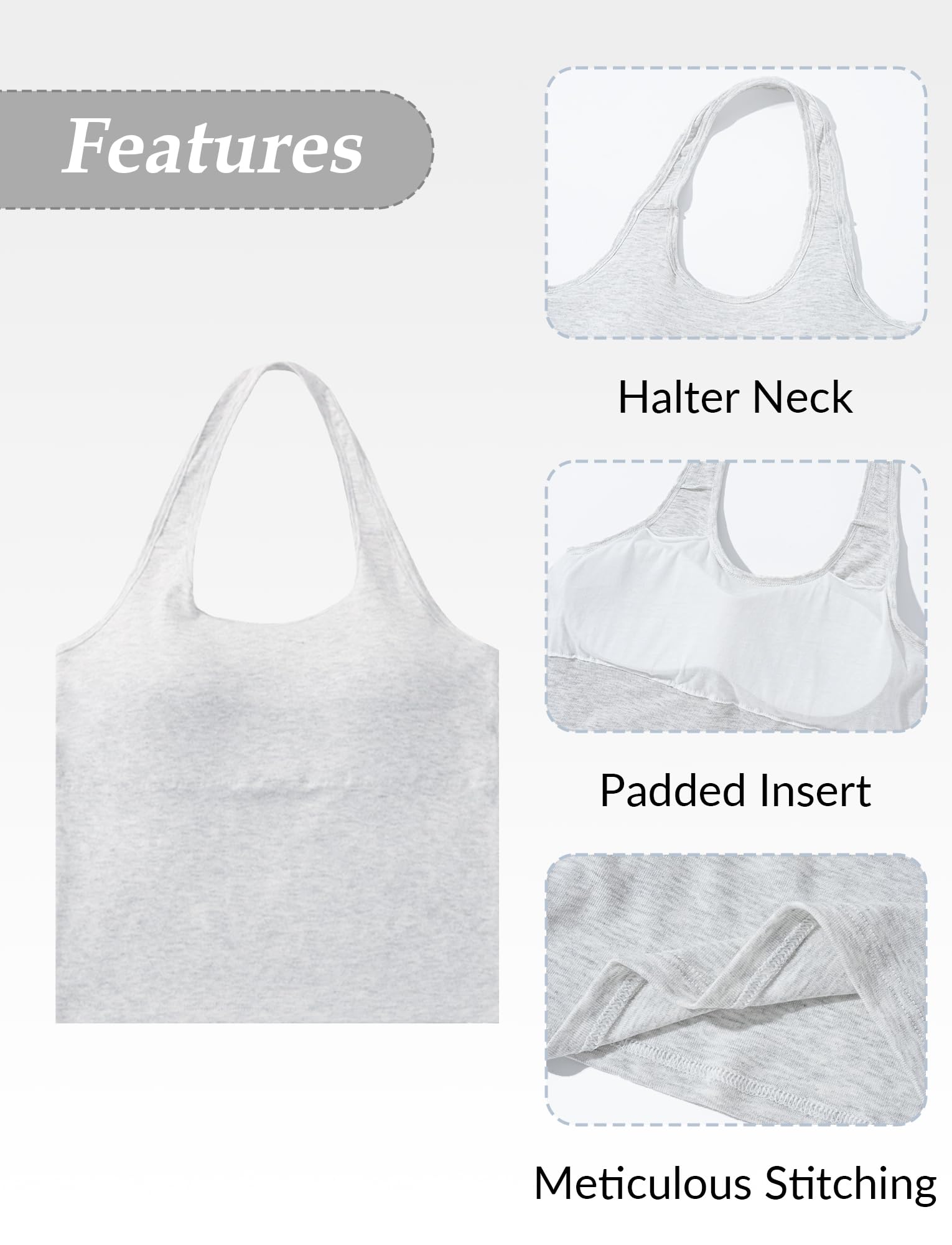 Happy Cherry Lot de 3 Débardeurs pour Fille Mode Camisoles pour Enfant 8-14 Ans Top sans Manches Couleur Unie 8-14 Ans