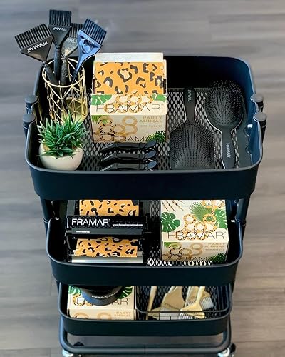 Miniatura 10 de Framar Star Struck - Lámina de cabello desplegable plateada lámina de aluminio para resaltar 500 hojas de aluminio