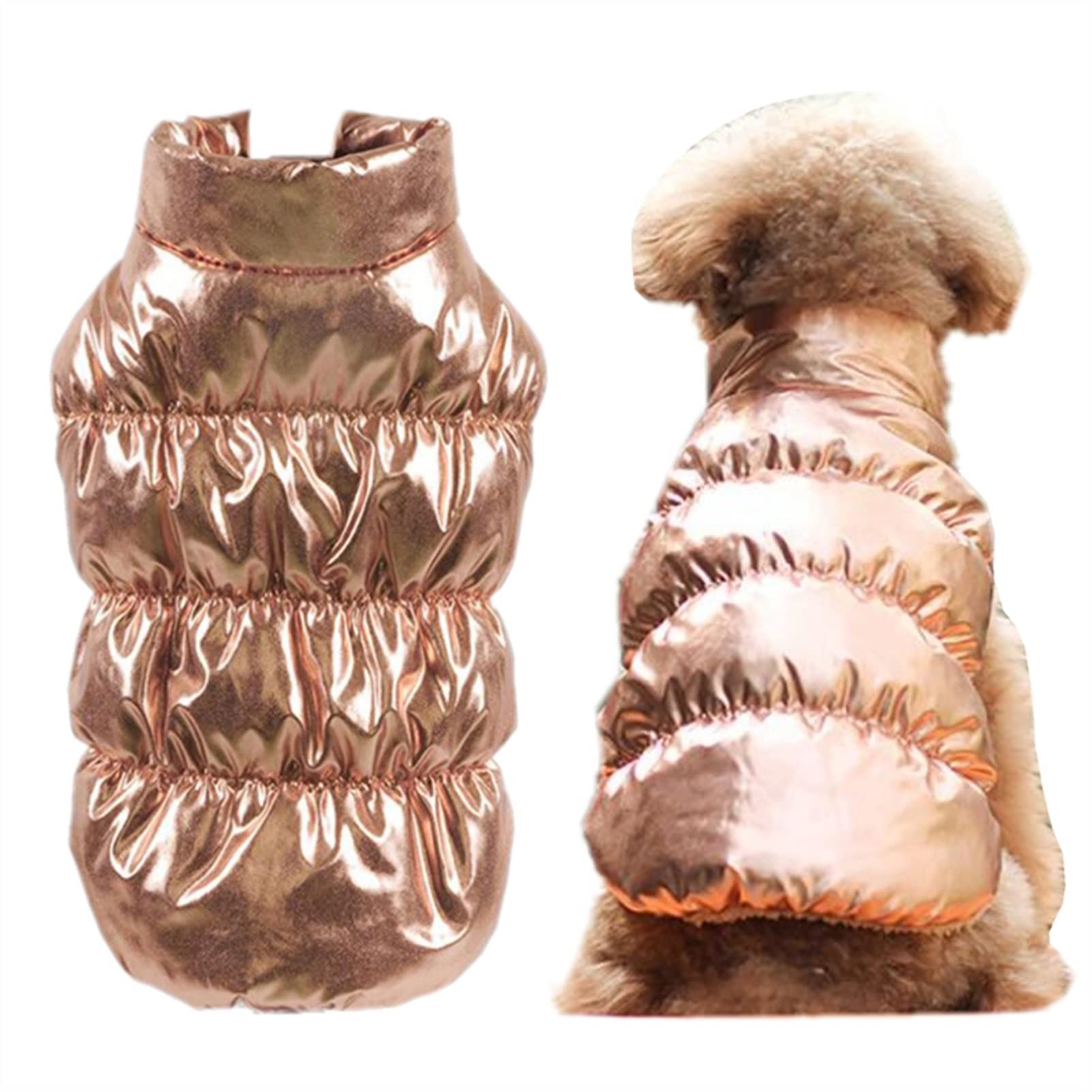Manteau polaire pour chien haut de gamme couleur doré