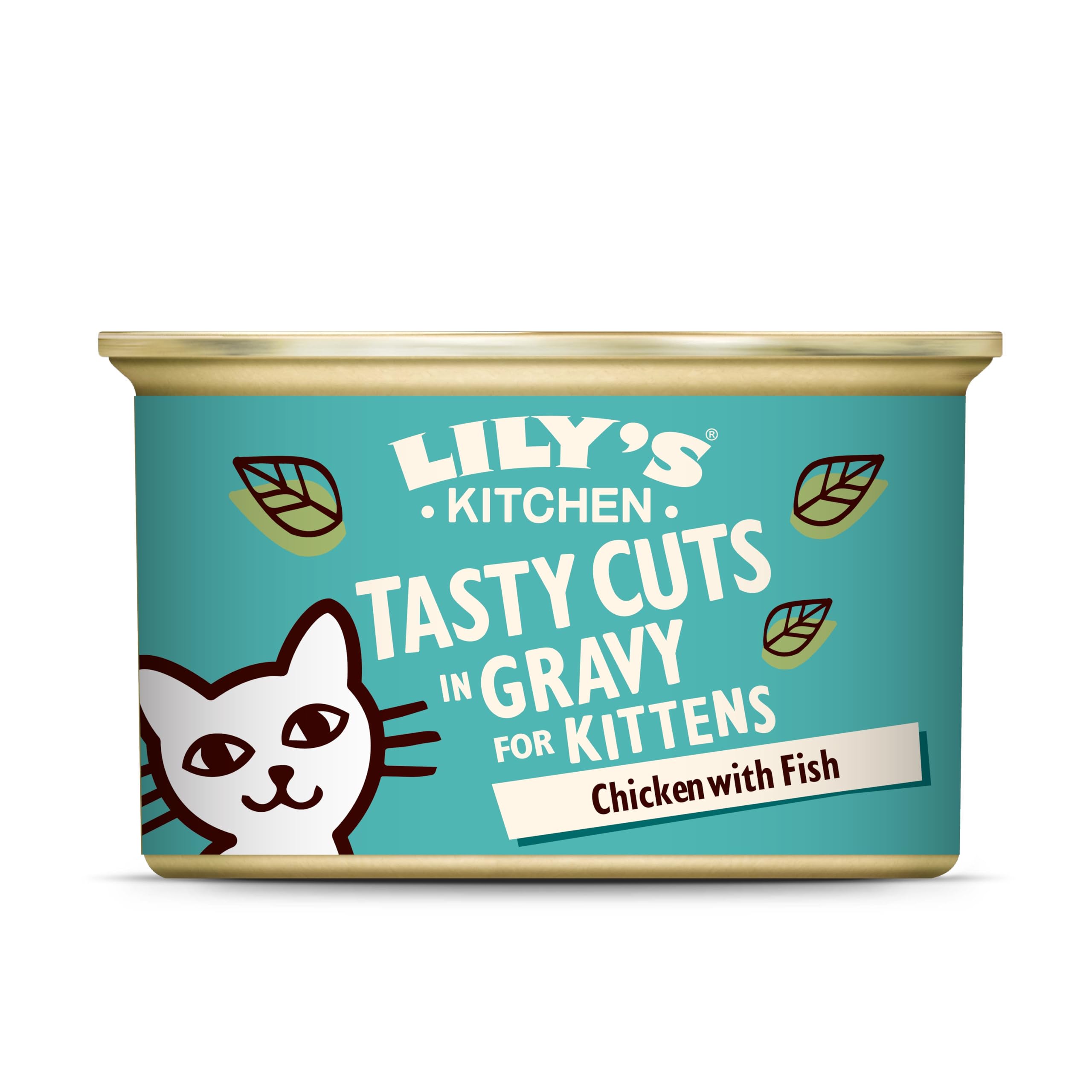 Lily's Kitchen Salmon/Grain Cat Tasty Cuts Chicken & Fish For Kittens | Size: 24*85G