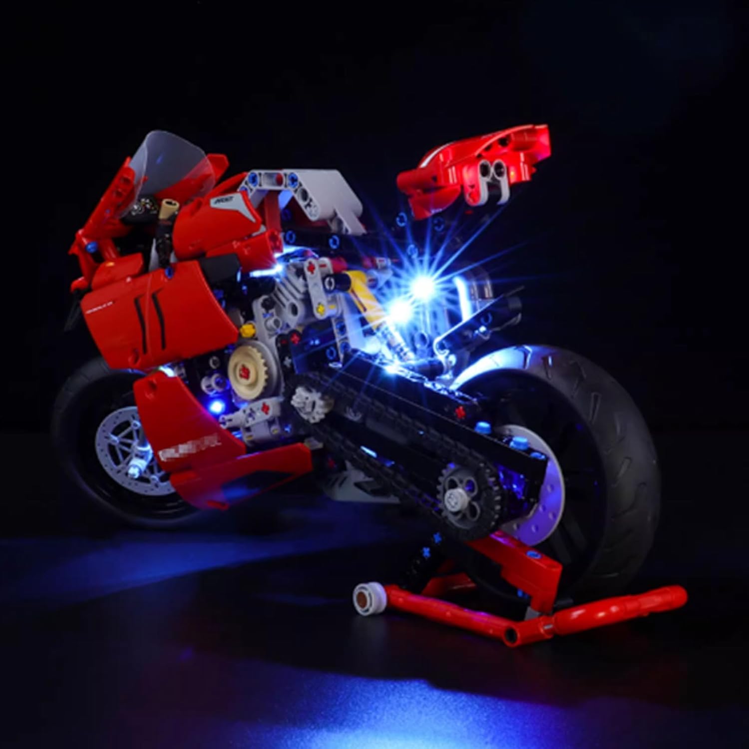 LED Lighting Kit Compatible with Lego 42107 Motorcycle Series LED Light Set (Model Kit Not Included - Lighting Components Only)