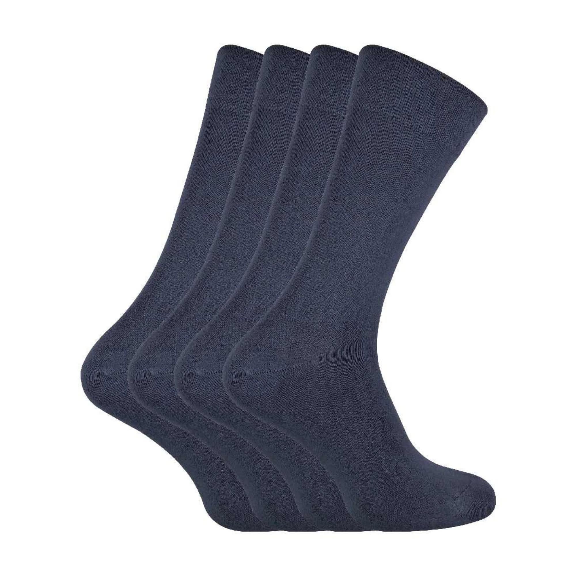 4 Pairs Ladies Bamboo Dress Socks | Sock Snob | Super Soft Breathable 4-7 Socks for Women