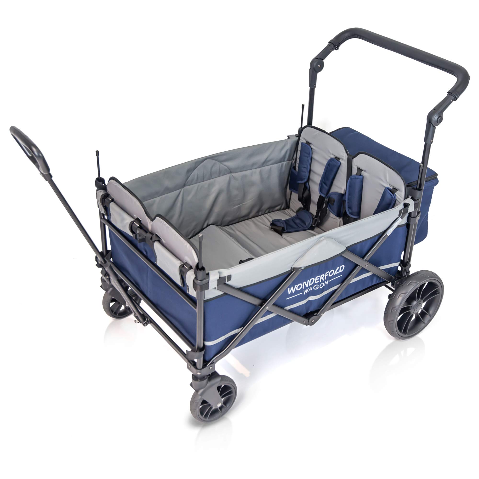 Buy WonderFold X4 Push & Pull Quad Stroller Wagon (4 Seater) Featuring