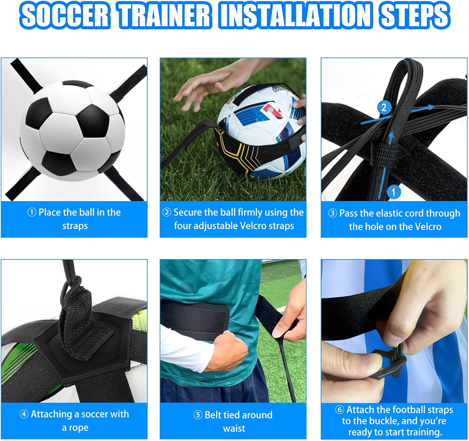 Soccer Training Equipment, Soccer Training Mat 35 X 24IN, Football Footstep Training Mat for Footwork and Ball Mastery with Storage Bag & Return Net, Idea for for Kids, Adults, Coaches