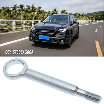 EMSea Front Trailer Tow Hook Replacement 57805AG00A 57801AN00A Compatible with Subaru Outback Compatible with Legacy Metal Tow Hook