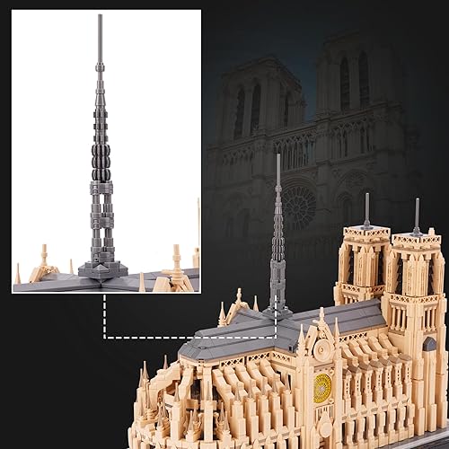 Miniatura 46 de Juego de bloques de construcción, modelo de arquitectura New York Skylines, bloques de construcción, 3452 piezas, micro ladrillos de construcción