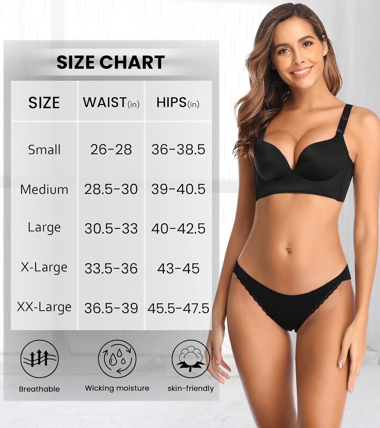 Eiggam Women's Cotton Bikini Panties,High-Cut Full Coverage Stretch Cool Underwear for Women - Image 6