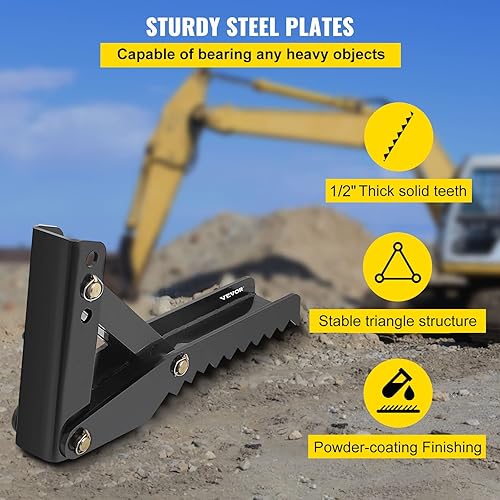 Miniatura 4 de VEVOR Accesorios para el pulgar de la excavadora de retroexcavadora, 36 pulgadas de soldadura extrema ajustable en la retroexcavadora, abrazadera de