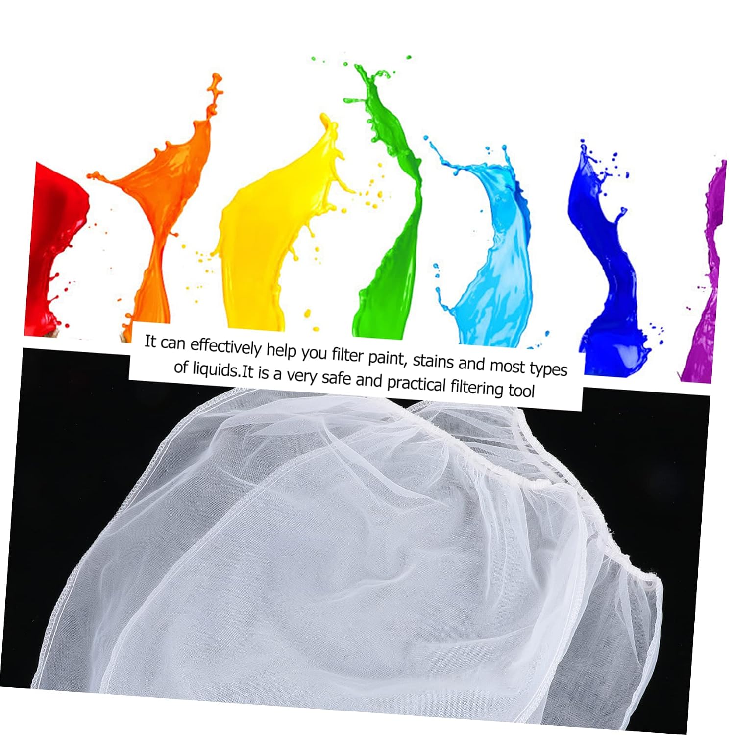 Elastic Opening Polyester Paint Filter Bag for Hydroponics Plant Protection