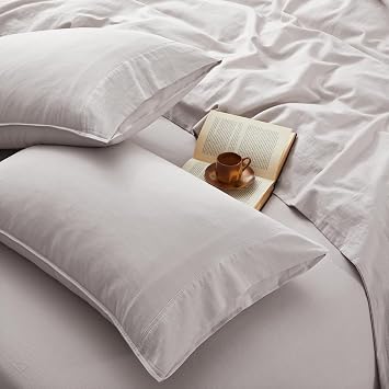 100% Organic Linen Sheets Twin Size Bed Sheets for Hot Sleepers
