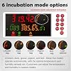 Incubadora de Huevos de 136 Huevos Automática para Eclosión, con Giro Automático y Control de Temperatura y Humedad, Incubadora Avícola para Pollos, Codornices, Aves, Patos y Gansos 3
