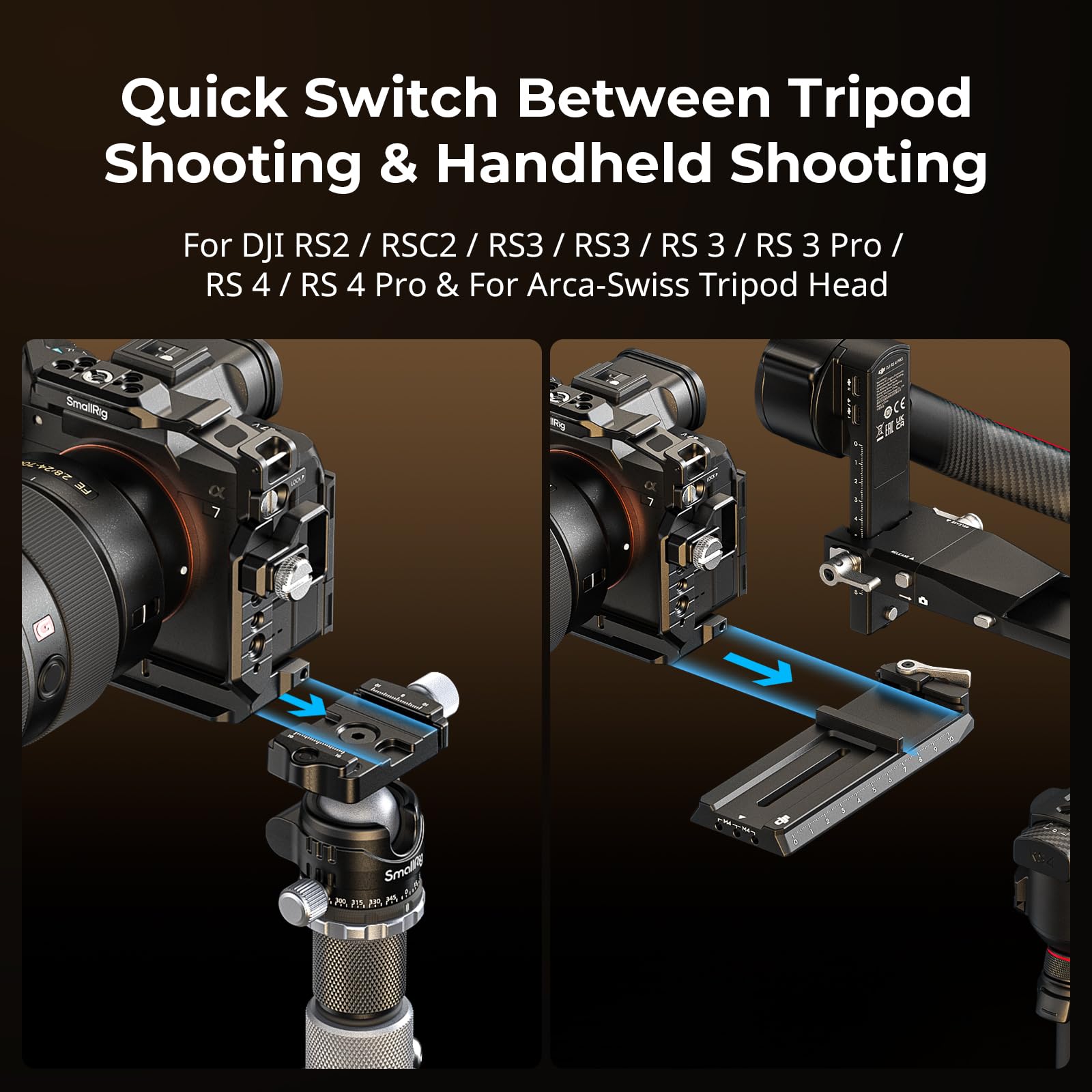SmallRig Kit gabbia HawkLock Advanced per Sony Alpha 7 V / 7R V / 7 IV 6028
