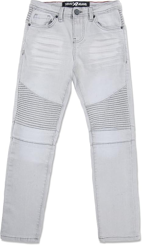 Big Boys & Little Kids (4-20) Stretch Slim Fit Pants Moto Denim Jeans