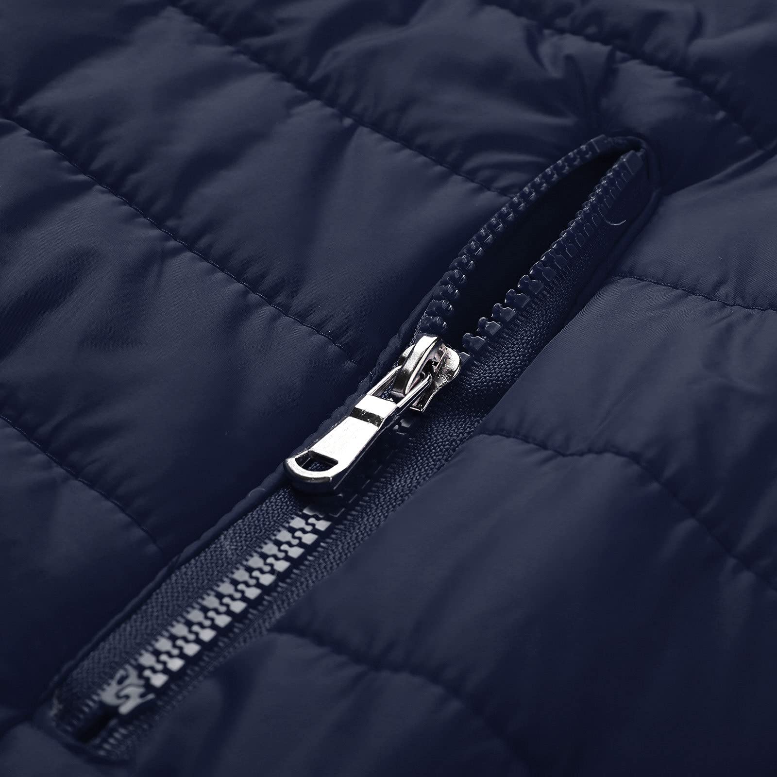 Piumino Uomo 100 Grammi - Giubbotto Uomo senza Cappuccio Invernale con Tasche Giacca Casual Giubbino da Lavoro Autunno Piumino Leggero Giacche Trapuntata Invernali Elegante