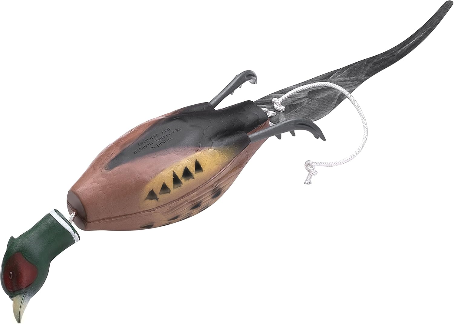 Dokken Pheasant Dog Training Dummy/Bumper and Pro Dog Training Whistle for Shed Hunting Dogs (Black) F-100/W100B