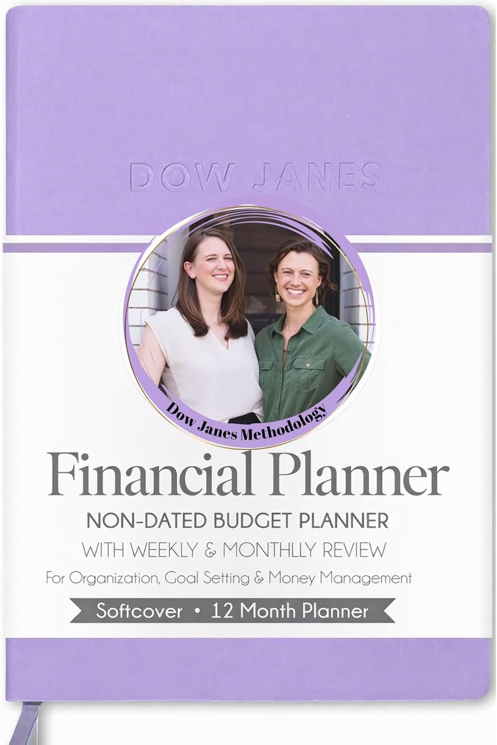 Dow Janes Planner Panda Planner Budget Planner 2026 Financial Planner – Monthly Budget Planner & Bill Payment Tracker, Expense Tracker Notebook, Budget Book, 8.5 x 11 Softcover Purple 120gsm