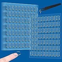 Vista 15 de BUSOHA 350 PCS Double-Sided Adhesive Dots,Clear Removable Sticky Adhesive Putty,Round Acrylic No Trace Sticky Putty Waterproof Dot Stickers for Wall