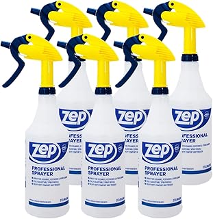 Zep Professional Sprayer Bottle 32 ounces (Case of 6) Up to 30 Foot Spray, Adjustable Nozzle
