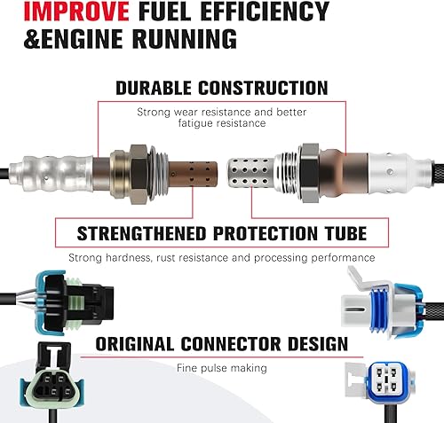 Miniatura 4 de Sensor de oxígeno O2 aguas arriba y aguas abajo 21549 213-4229 Compatible con Cadillac Escalade, para Chevrolet CamaroSilverado 150025003500SUBURBAN