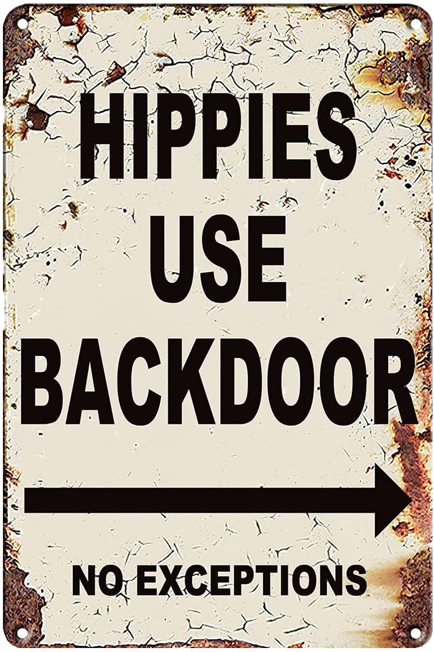 CTMYM Funny Vintage Tin Metal Sign Bar Personalized Signs Hippie