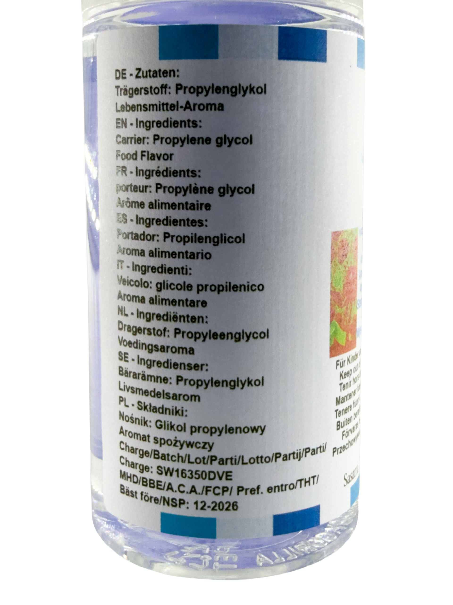 Kaugummi - Huba Strawberry Watermelon Aroma Konzentrat - Vegan - Sasami - 100ml