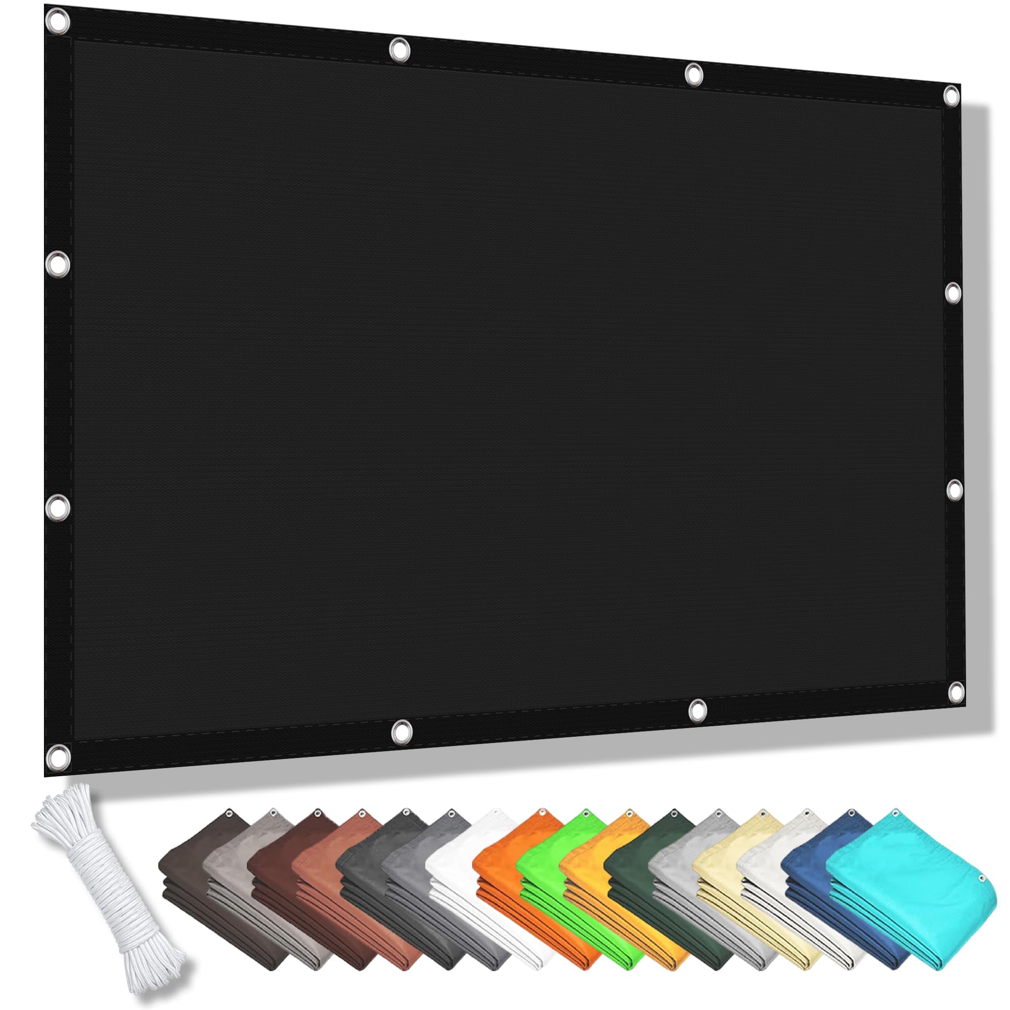 Voile d'ombrage rectangulaire anti-UV résistant à la pluie pour vos extérieurs