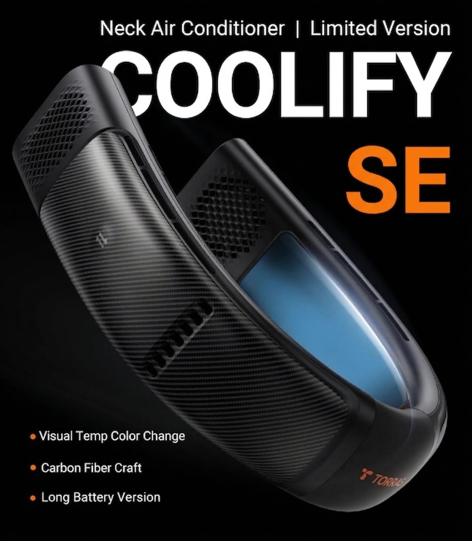 Amazon | TORRAS COOLiFY SEネックファン 冷風を吹くネックファン