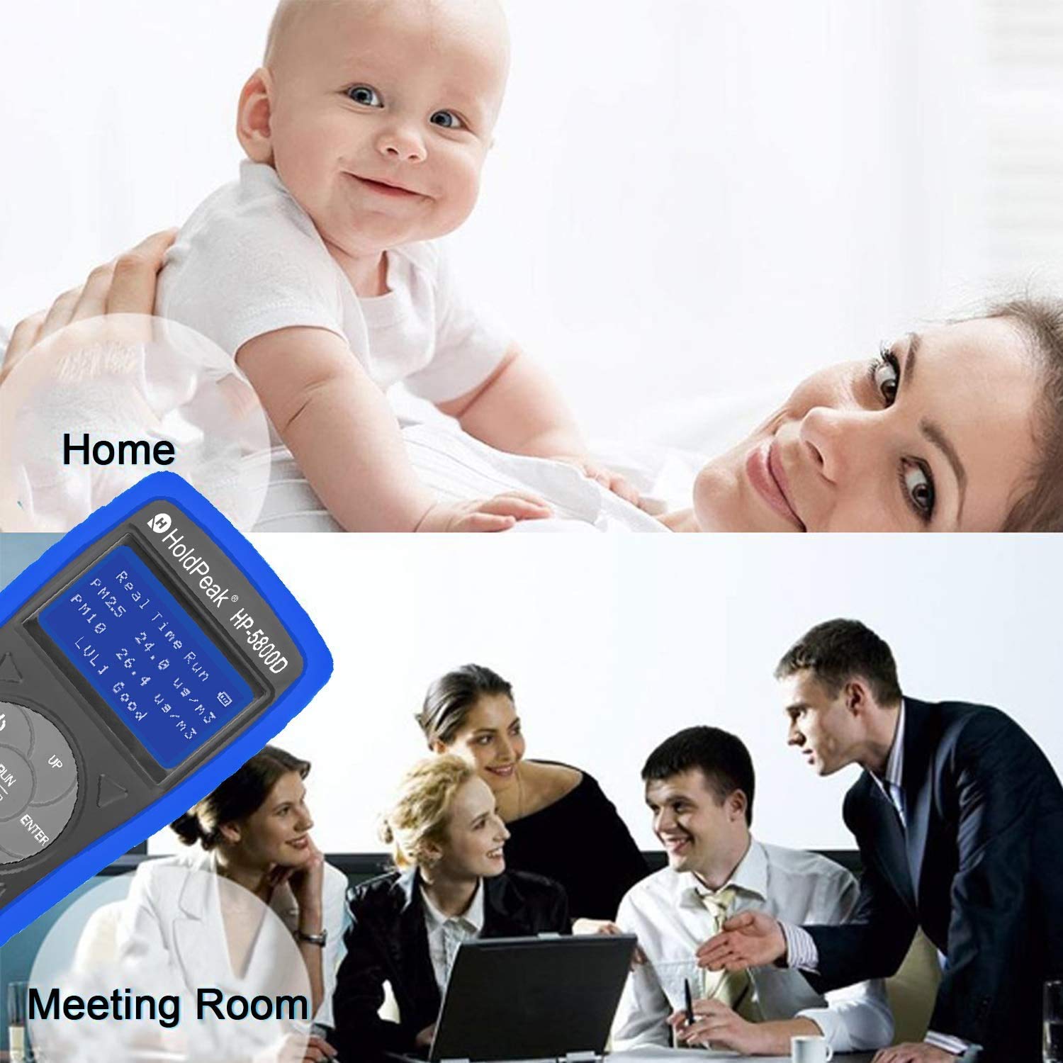 Up To 50% OFF Holdpeak HP-5800D Air Particulate Meter PM2.5 PM10 Monitor Meter Pro Particulate Matter Detector, Accuracy +/- 20% Tester with Backlit for Air Quality Monitoring Indoor Outdoor Black Friday Sale 2022 Holdpeak HP-5800D Air Particulate Meter PM2.5 PM10 Monitor Meter Pro Particulate Matter Detector, Accuracy +/- 20% Tester with Backlit for Air Quality Monitoring Indoor Outdoor