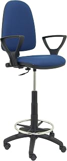 Piqueras y Crespo Taburete Ayna Color Azul Marino con Brazos fijos, Talla Unica