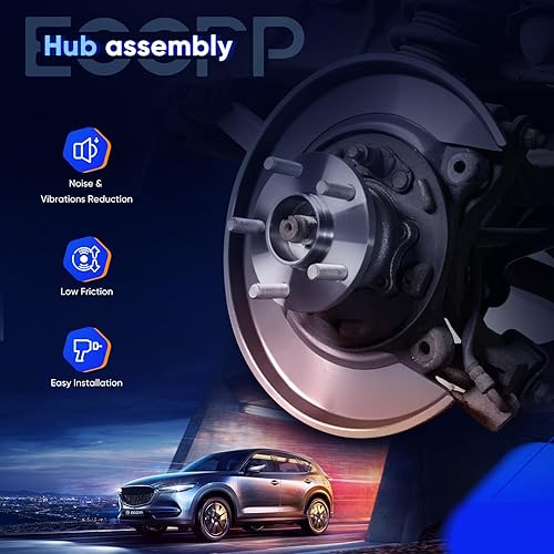 Miniatura 7 de ECCPP Cojinete de rueda y conjunto de cubo para VW para escarabajo CC para golf para GTI para Jetta para TIGUAN para Audi TT A3 Bujes de rueda 5