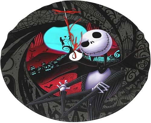 Miniatura 3 de Falda de árbol de Navidad, tapete redondo para puerta de piso, almohadilla redonda para decoración de árbol de Navidad, interiores y exteriores, 36