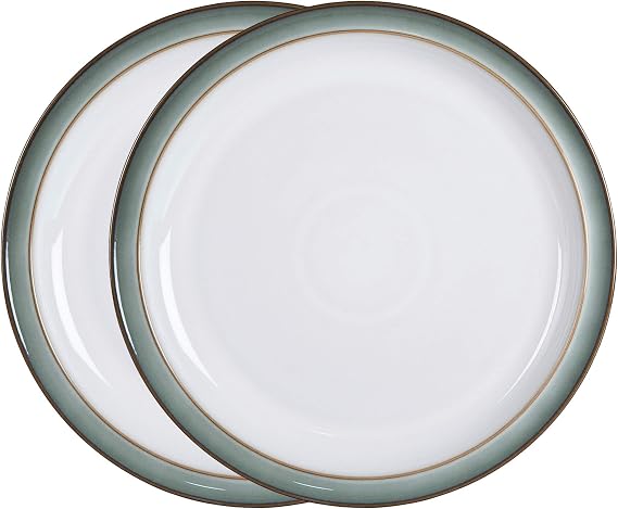 Denby Plate, Stoneware, Green