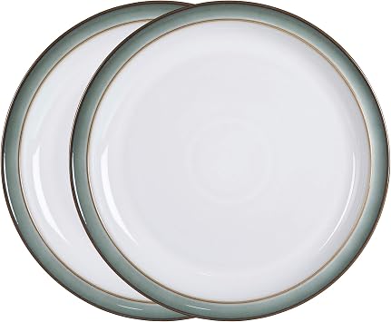 Denby Plate, Stoneware, Green