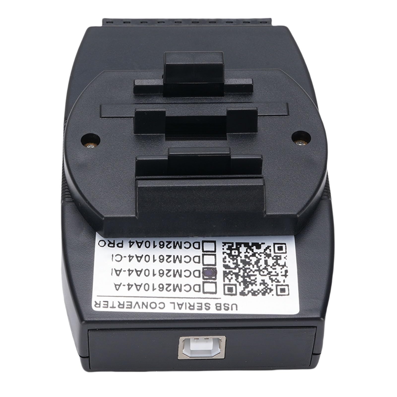 Domary Convertidor Digital USB a 485 de 4 Vías Diseño Confiable y Fácil de Usar para PC y PLC Industriales Clip Trasero a Presión 110 X 72 X 26 Mm