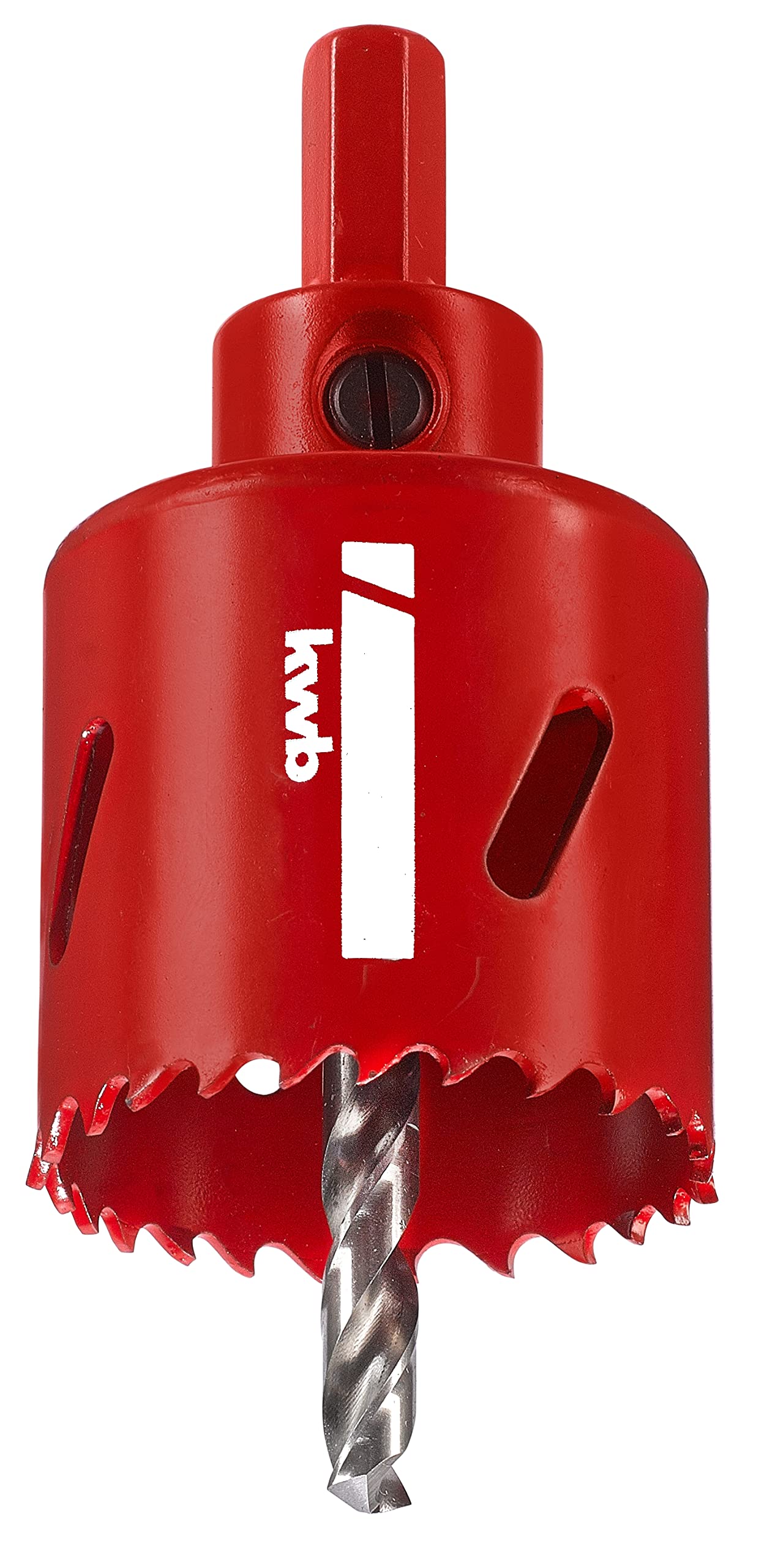 kwb Hss Bi-Metal Hole Saw diameter 45 Mm With Progressive Vario-toothing, High Precision, Hexagonal Shank