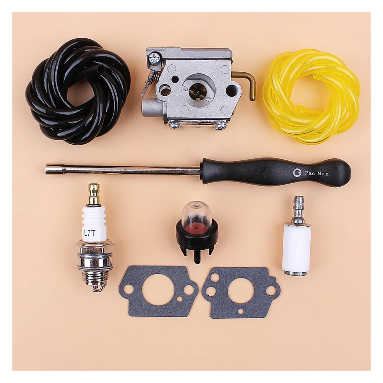 Kit de réparation carburateur WT-827 pour entretenir facilement la pelouse 132R