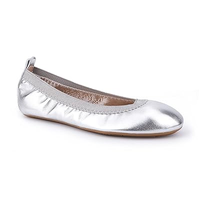 Yosi Samra Kids Miss Samara (Toddler/Little Kid/Big Kid) Girls Shoes Silver Metallic